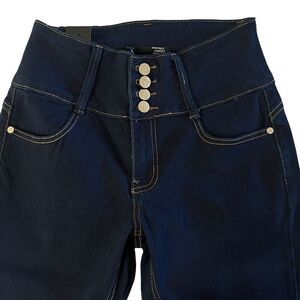 Always Friday High-Waisted Dark Wash Denim Capri‎ Jeans Women's Size 7